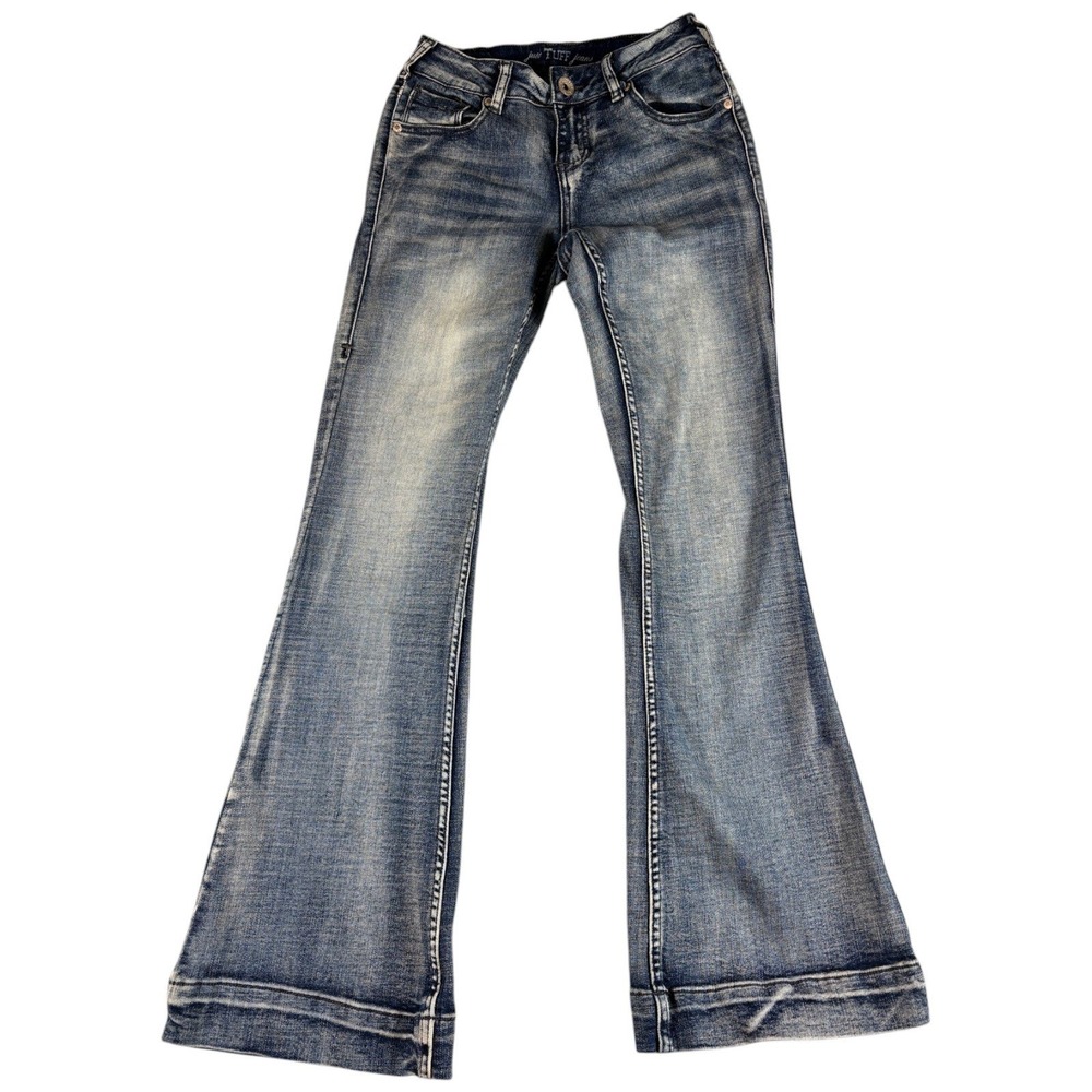 Cowgirl Tuff Jeans Women 25 Blue Good Bootcut Western Cowboy Y2K Faded Stretch